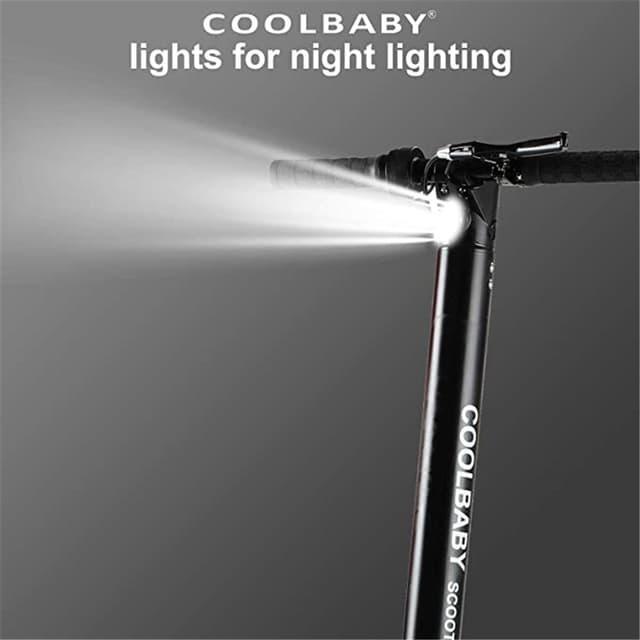 Cool Baby COOLBABY S2 Adult E Scooter Easy Folding 8.5 Inch Tire Smart Electric Kick Scooter, Lightweight Easy Fold 25KM/H|MAX LOAD 120KG