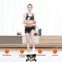 جهاز تمارين الارجل مع حبل المقاومة كول بيبي Cool Baby COOLBABY TBJ01 Mini Stepper Leg Bike Pedal at Home Trainer with Resistance Bands