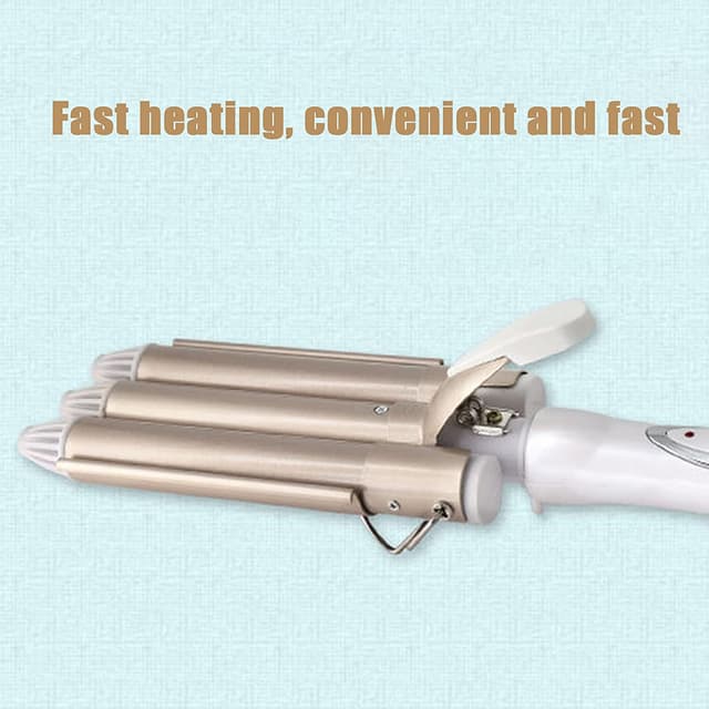 جهاز تكسير الشعر 3 أنابيب كيمي Kemei 3 Tubes Professional Hair Curler