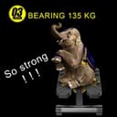 جهاز تمارين الارجل مع حبل المقاومة كول بيبي Cool Baby COOLBABY TBJ01 Mini Stepper Leg Bike Pedal at Home Trainer with Resistance Bands