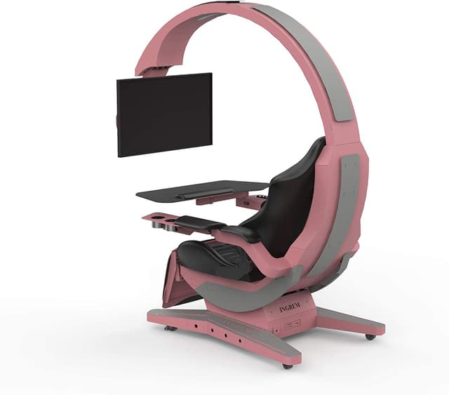 كرسي قيمنق إحترافي بمكبرات صوت INGREM YXC1A Coding Cabin Computer Cockpit Fat House Happy Chair - COOLBABY - 720899