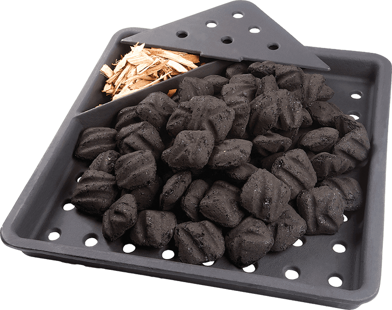 صينية فحم معدن أسود نابليون Napoleon Cast iron charcoal and smoker tray
