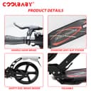 سكوتر ثنائي العجلات للأطفال والبالغين Cool Baby CS003 Folding Scooter For Adult Hight-Adjustable Scooter