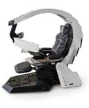 كرسي قيمنق احترافي تدعم ثلاث شاشات INGREM YXC6UNI Zero Gravity Recline PC Gamer Chair with Heat Massage Cockpit RGB Swivel Racing - COOLBABY
