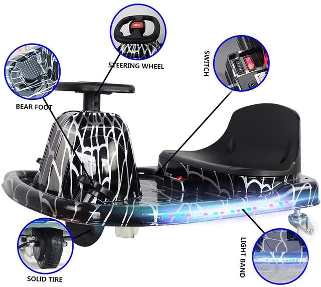 سكوتر درفت كهربائي للأطفال Drift Crazy Cart Electric Scooter Go Kart - COOLBABY - SW1hZ2U6NTg4NzAx