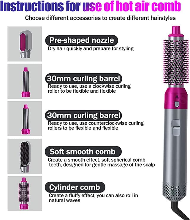 Hair Hot Air Styler 5 in 1 - 214663