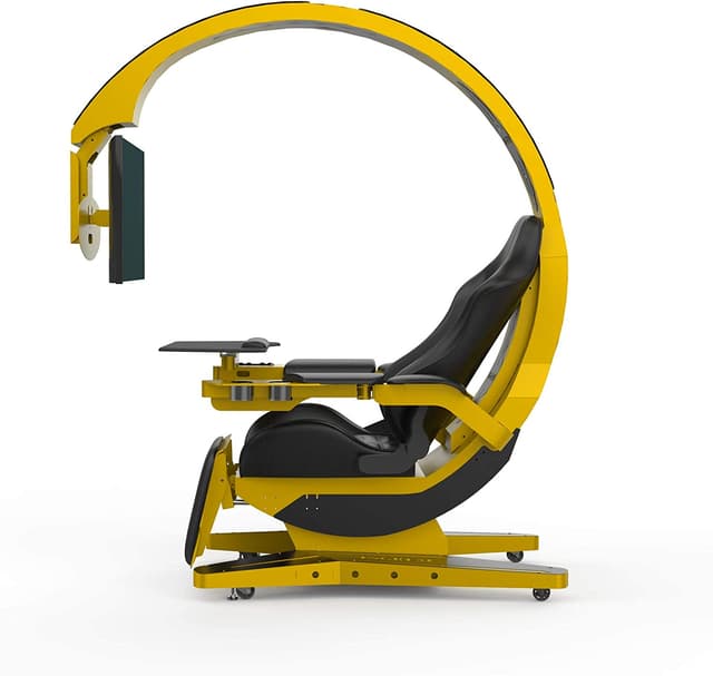 كرسي قيمنق إحترافي بمكبرات صوت INGREM YXC1A Coding Cabin Computer Cockpit Fat House Happy Chair - COOLBABY - 720906