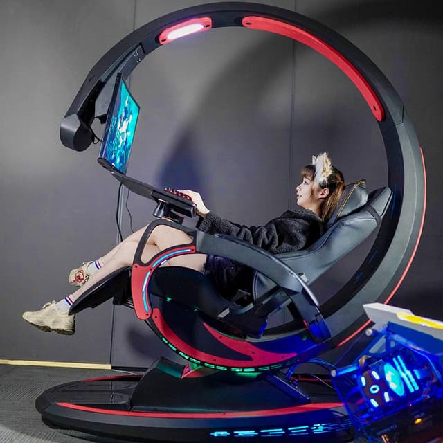 Cool Baby INGREM YXC3C Ergonomics Computer Game Seats, All-in-one Gaming Chair, Electronic Sports Space Capsules, Zero Gravity Office Chairs, Coded Pod