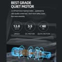 Cool Baby COOLBABY PBJ23 Fitness Automatic Treadmill - Foldable Motorized Walking & Running Machine - with 10 inch Touchscreen & Auto Incline