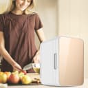 ثلاجة صغيرة للسيارة 8L زهري Car Refrigerator Mini Fridge - COOLBABY
