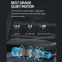 Cool Baby COOLBABY PBJ23 Fitness Automatic Treadmill - Foldable Motorized Walking & Running Machine - with 10 inch Touchscreen & Auto Incline