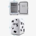 ثلاجة صغيرة للسيارة 4L أبيض Mini Car Freezer Refrigerator - COOLBABY