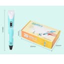 قلم ثلاثي الابعاد 12 لون كول بيبي Cool Baby SSZ113  3D printing graffiti pen with display