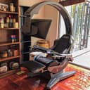 كرسي قيمنق إحترافي بمكبرات صوت INGREM YXC1A Coding Cabin Computer Cockpit Fat House Happy Chair - COOLBABY - 720916