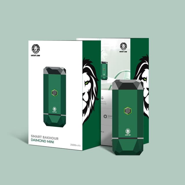 مبخرة الكترونية للسيارة Green Smart Mini Bakhour Daimond