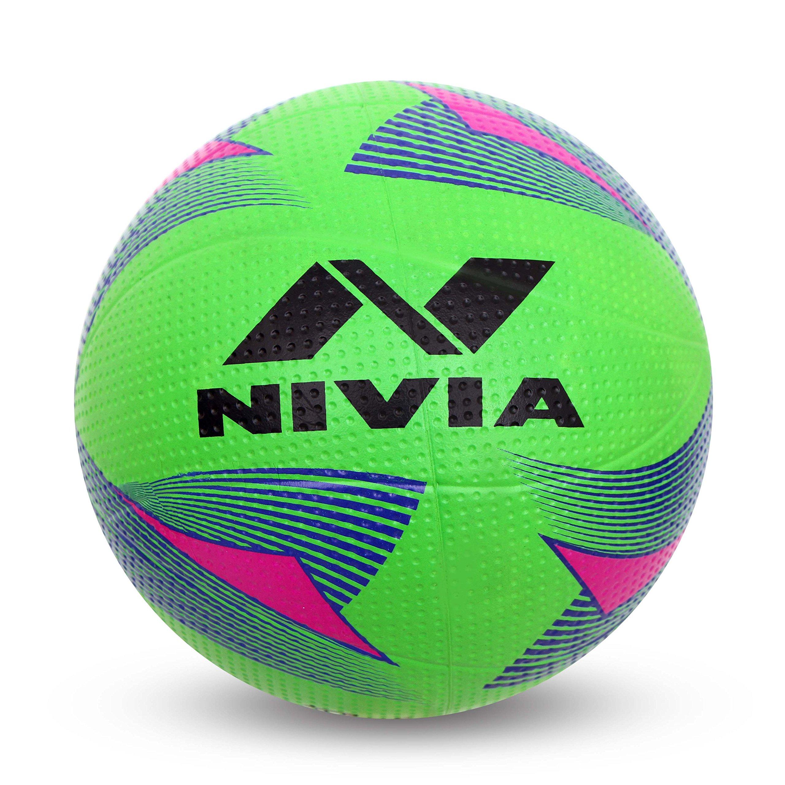 كرة طائرة (4) مطاط - أخضر NIVIA ROTATOR MOULDED VOLLEYBALL