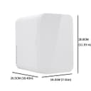 Cool Baby COOLBABY CZBX03 8L Mini Refrigerator Small Car Home Fridge Portable Dual-Use Travel Freezer Ultra Quiet Low Noise Cooler Warmer