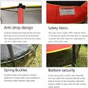 Cool Baby COOLBABY BBC02 5 FT Kids Trampoline | Heavy Duty Frame Round Fitness Trampoline with Built-in Zipper