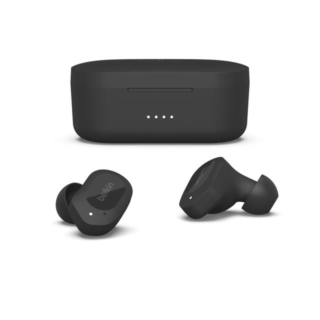 BELKIN SoundForm Pay True Wireless Earbuds - Black - SW1hZ2U6NTc5MjE2