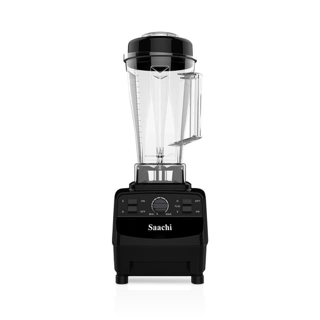 خلاط كهربائي بشفرات فولاذية بقوة 1500W Saachi Heavy Duty Commercial Blender
