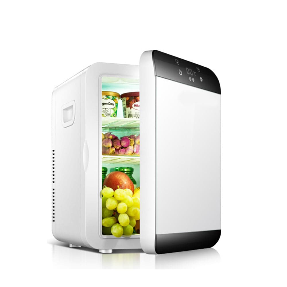 ثلاجة صغيرة للسيارة 16L أبيض Car Fridge Low Noise Portable - COOLBABY
