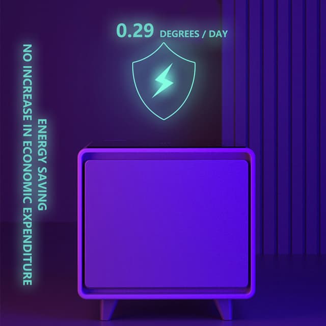 طاولة ثلاجة لغرف القيمنق - 30 لتر  Smart Coffee Table Minibar Ice Bar Sofa Corner Cabinet  With Wireless Charging & USB - COOLBABY