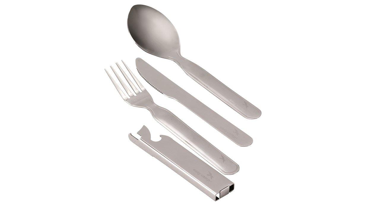 مجموعة أدوات طعام 4 قطع Easy Camp Travel Cutlery Deluxe