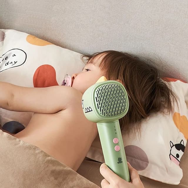 استشوار اطفال لاسلكي Rechargeable Mini Wireless Hair Dryer for Baby