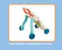 Cool Baby DY999S Baby Four Wheel Balance First Steps Car Early Educational Music Adjustable Baby Walker Kids Toddler Trolley Sit-to-Stand Walker - SW1hZ2U6NTkzMjM2