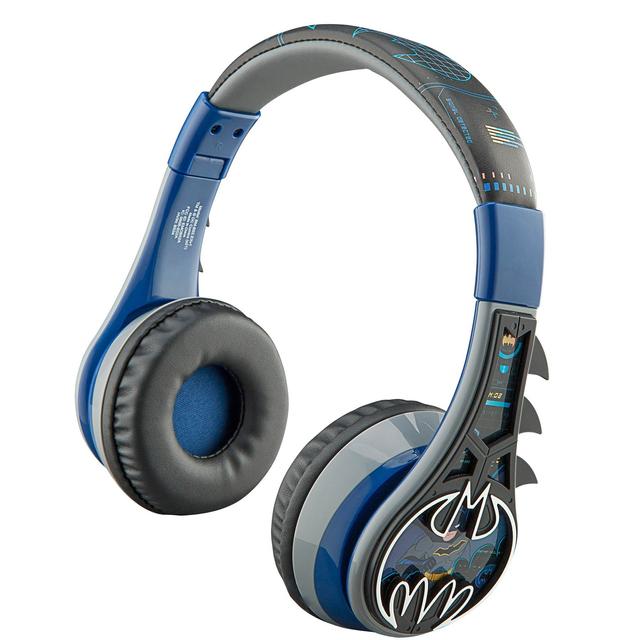 KIDdesigns Batman Kid Safe Wireless Bluetooth Kids Headphones - Multi-color - SW1hZ2U6NTc4OTcx