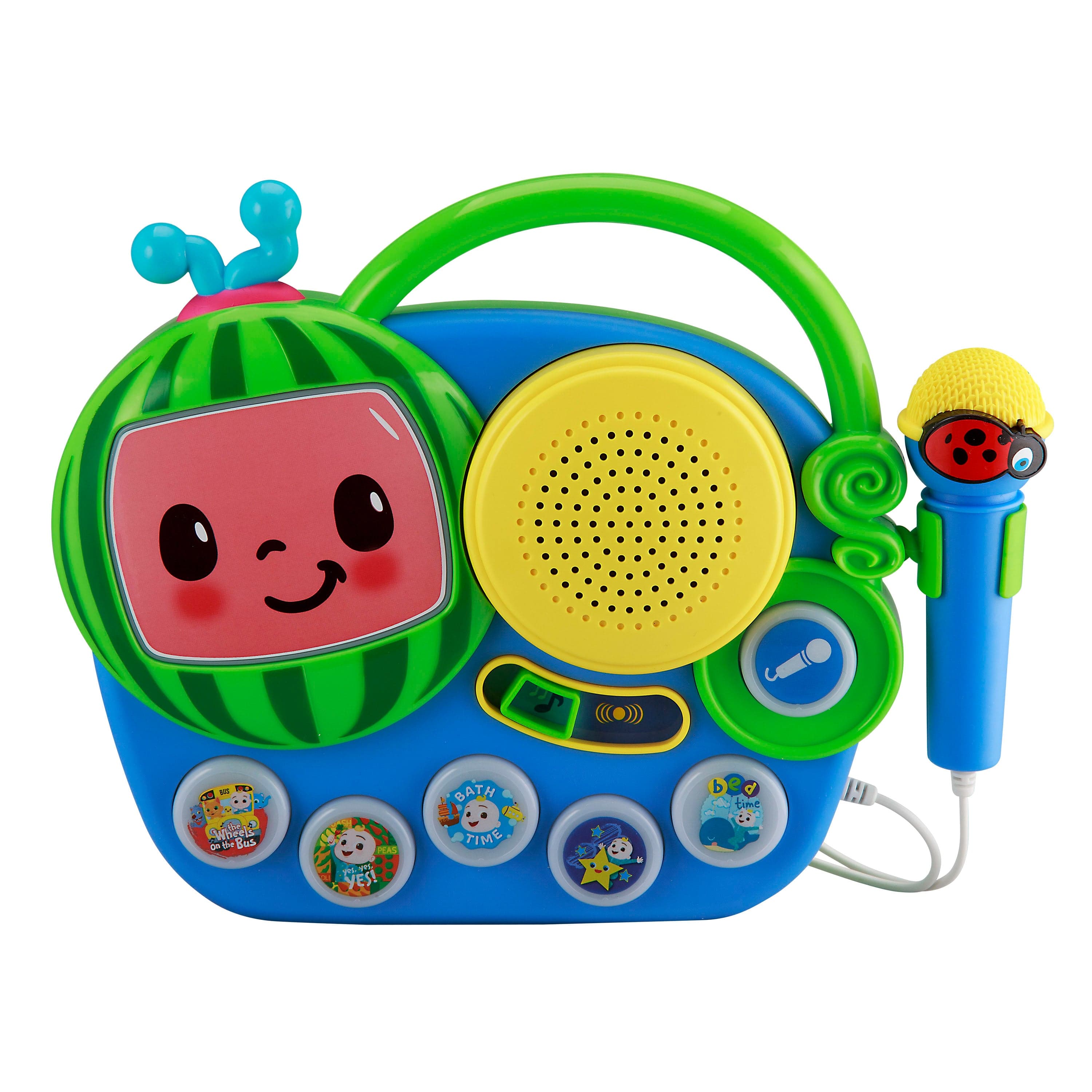 لعبة الكايروكي للأطفال CoCoMelon My First Sing Along Boombox - KIDdesigns