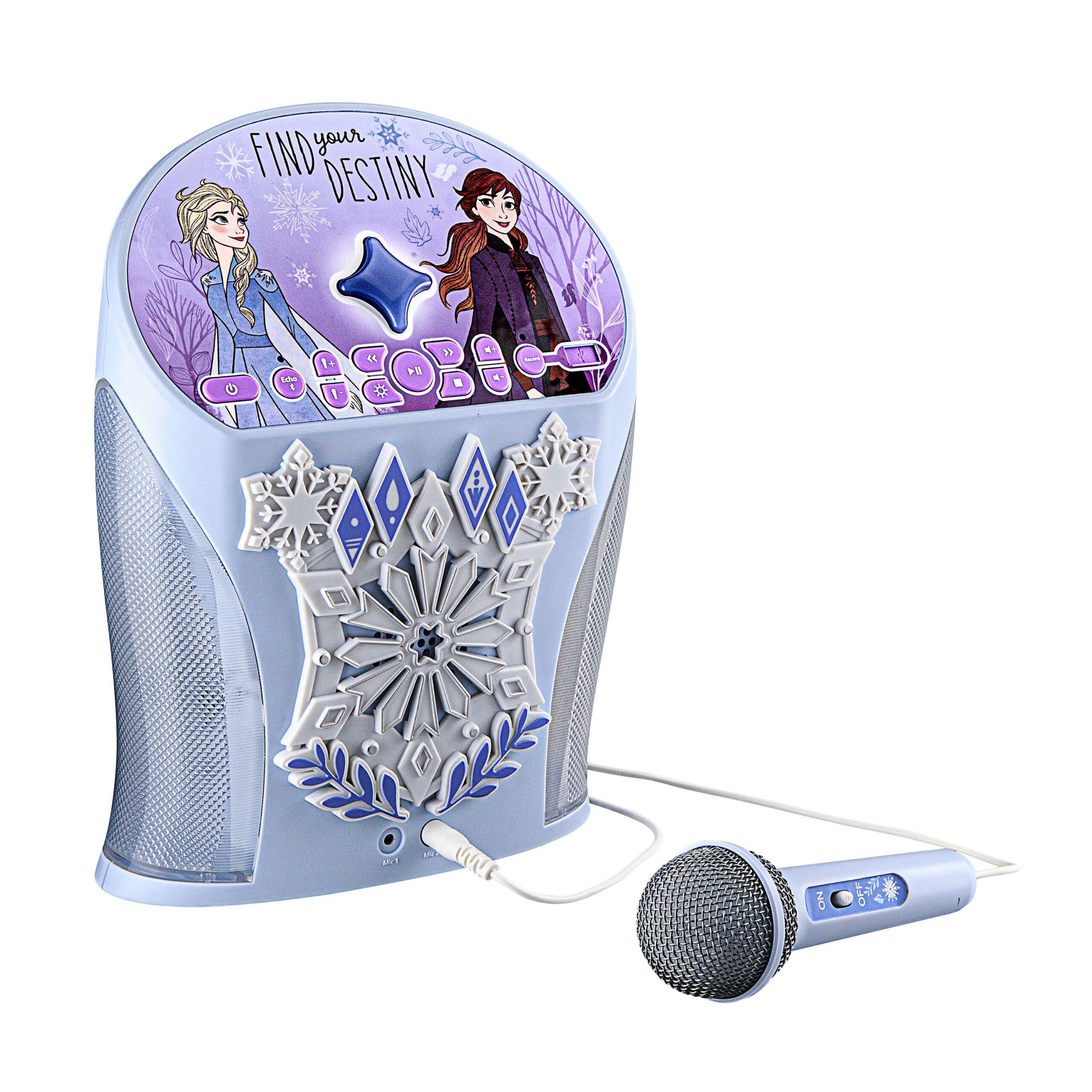 لعبة الكايروكي للأطفال فروزن Bluetooth Karaoke Machine - KIDdesigns