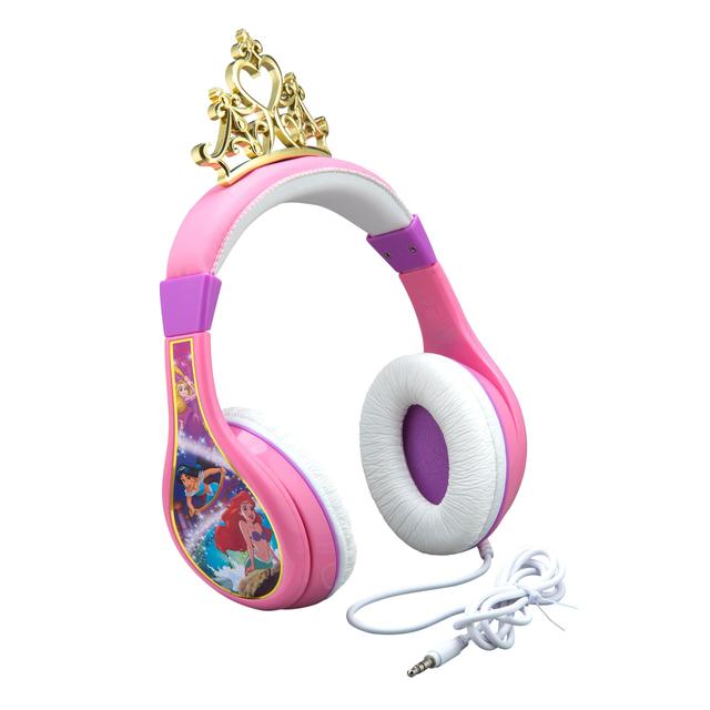 KIDdesigns Disney Princess Kid Safe Wired Headphones - Pink - SW1hZ2U6NTc5MDQ4