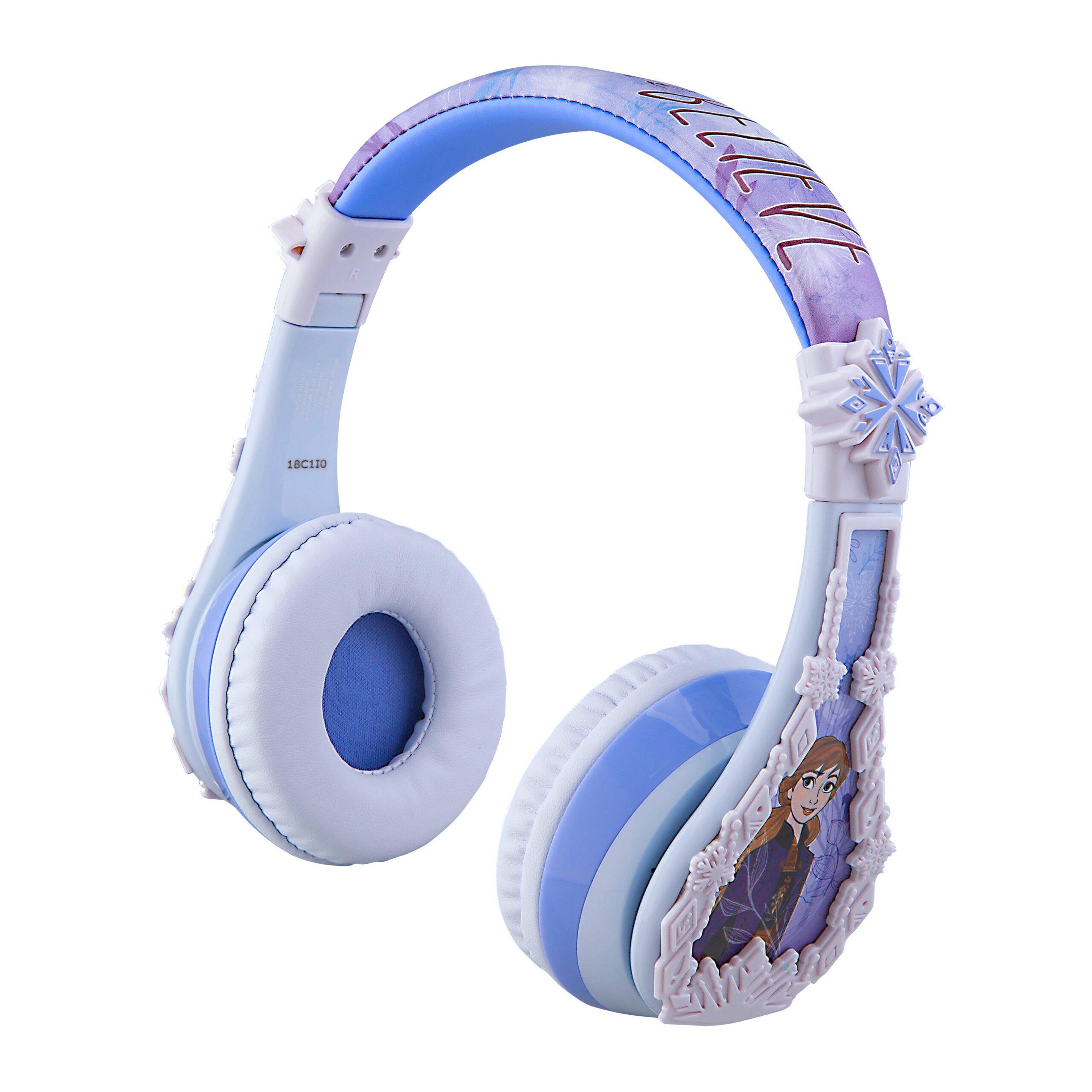 KIDdesigns Frozen II Kid Safe Wireless Bluetooth Kids Headphones - Multi-color