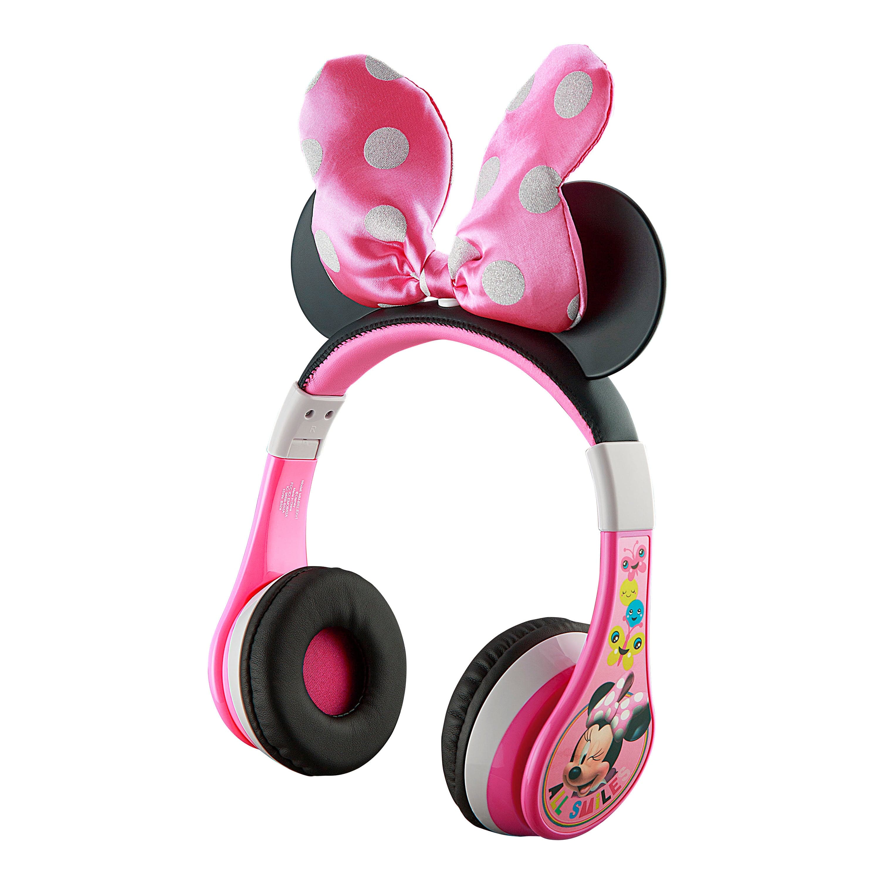 سماعات بلوتوث للأطفال ميني ماوس Safe Wireless Bluetooth Kids Headphones - KIDdesigns