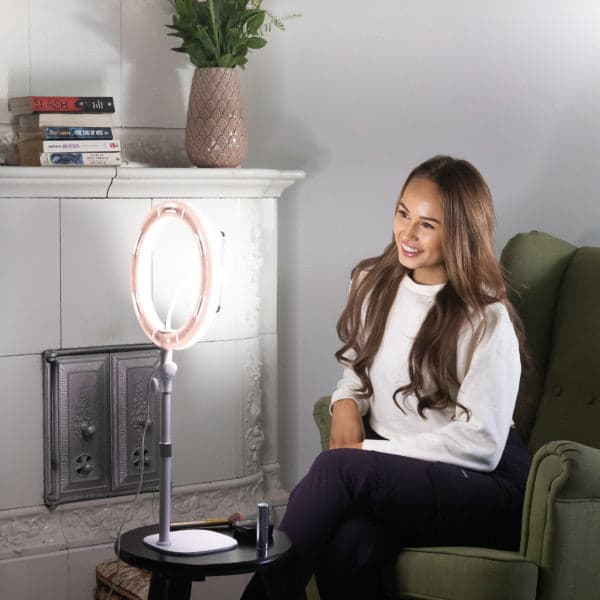 KODAK Desk Ring Light 10" Universal LED Lighting Solution - White