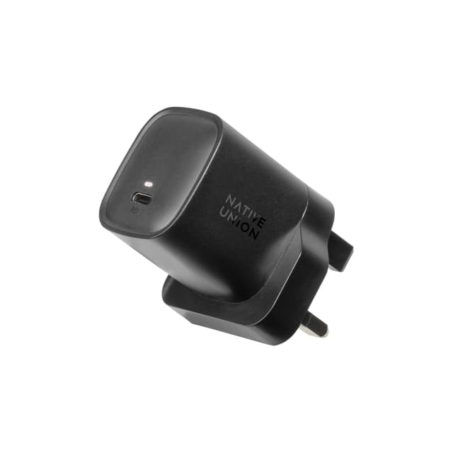 راس شاحن ايفون سريع بمنفذ واحد 30 واط ناتيف يونيون Native Union 30W Fast GaN Charger