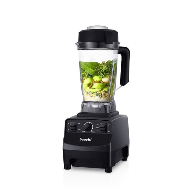 خلاط كهربائي بشفرات فولاذية بقوة 1500W Saachi Heavy Duty Commercial Blender