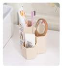 منظم مكتبي بلاستيك كول بيبي Cool Baby WJ15-3-6061-ZAA Large Capacity Desk Pen Holder Pencil Makeup Storage Box Desktop Organizer Stand Case School Office Stationery