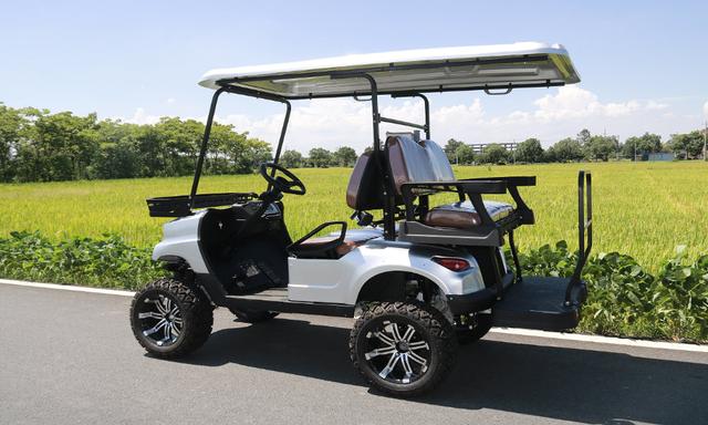 سيارة جولف كهربائية 4 مقاعد 5000 واط 48 فولط كوول بيبيCOOLBABY GRF01-LHX 4 Passengers Off-road Golf Cart - SW1hZ2U6NTg4MDk3