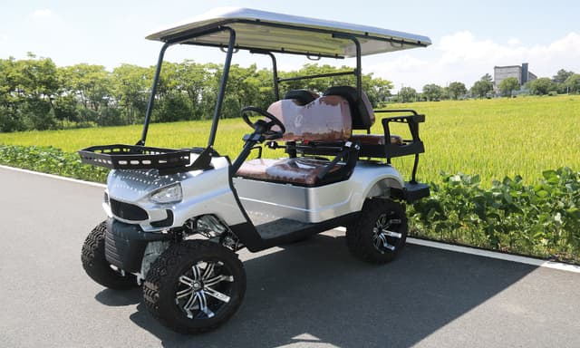 سيارة جولف كهربائية 4 مقاعد 5000 واط 48 فولط كوول بيبيCOOLBABY GRF01-LHX 4 Passengers Off-road Golf Cart