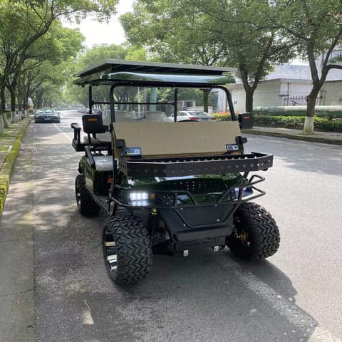 Cool Baby COOLBABY GRF02-LHX 4 Passengers Off-road Golf Cart ，club cart ,mobility scooter,Electric scooter,Landscape car，Electric sightseeing vehicle，Hotel reception car，Electric tour car，Unlimited battery life - with solar panels