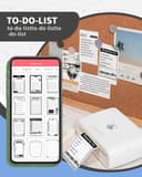 طابعة حرارية صغيرة بالبلوتوث مع تطبيق ذكي Phomemo M04S Bluetooth Portable-Wireless Thermal Printer