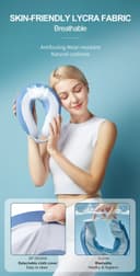 وسادة مساج وتدليك الرقبة 4D Smart Memory Foam Neck Massage Pillow - 214498