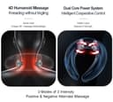 وسادة مساج وتدليك الرقبة 4D Smart Memory Foam Neck Massage Pillow - 214496