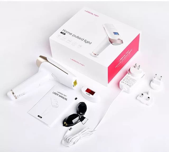 جهاز الليزر المنزلي 400000 ومضة ليسكولتون Lescolton 400,000 flashes Ipl Hair Removal