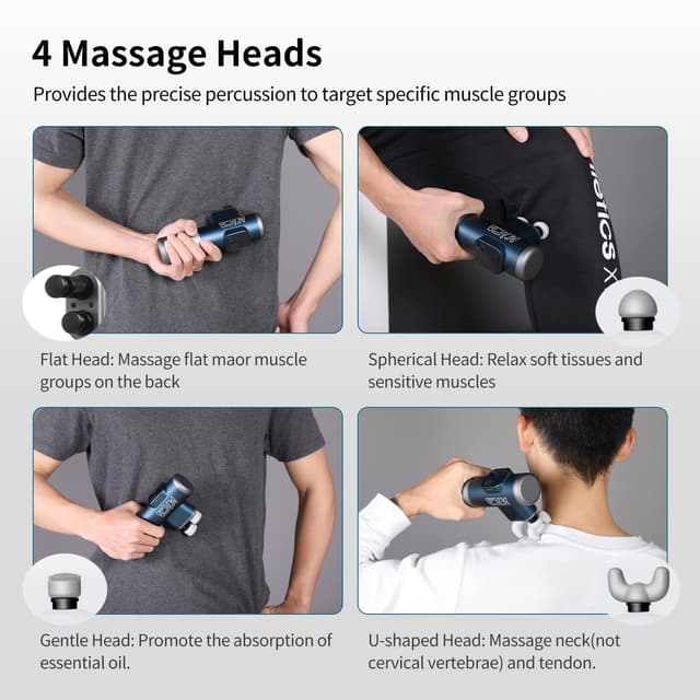 Kica 3 Double-Head Massage Gun (2200 mAh)