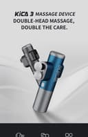 Kica 3 Double-Head Massage Gun (2200 mAh)