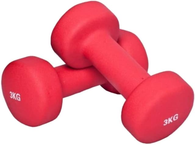 Cool Baby COOLBABY YL03-RD Neoprene Dumbbells - 3 Kg X 3 - 636004