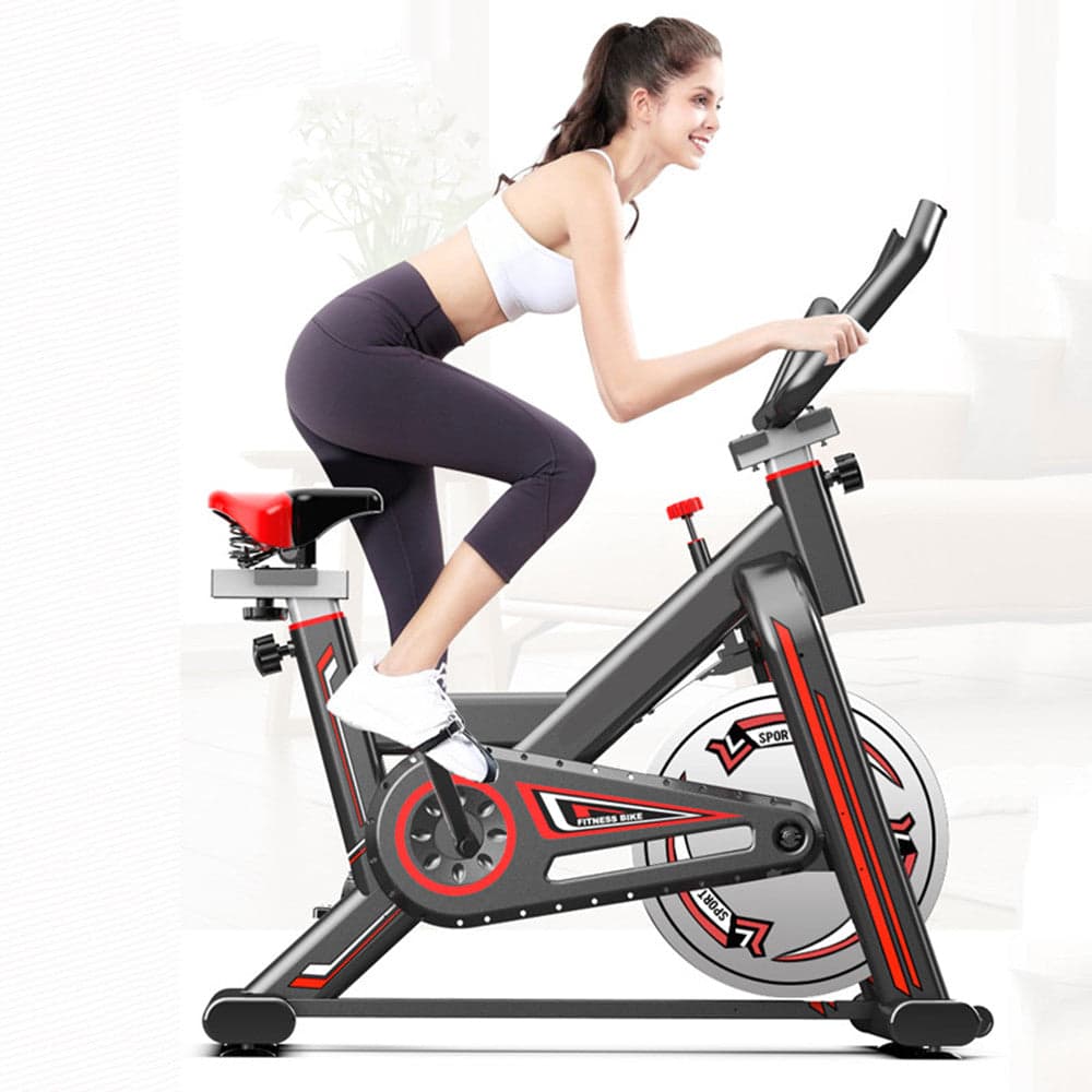 Cool Baby COOLBABY DGDC24 Black Vertical Indoor Exercise Bike, Fitness Bike